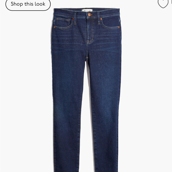 9" Mid-Rise Skinny Jeans in Orland Wash - Picture 3 of 5